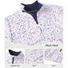 image:imageM MAELREG Boys Quarter Zip Print Pullover Midlayer 14 Zip Kids SweatshirtsWhite Polka Dots