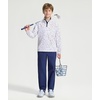 image:imageM MAELREG Boys Quarter Zip Print Pullover Midlayer 14 Zip Kids SweatshirtsWhite Polka Dots