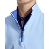 image:imageM MAELREG Boys Quarter Zip Pullover Solid Golf Youth Sweatshirt for KidsLight Blue
