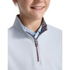 image:imageM MAELREG Boys Quarter Zip Pullover Solid Golf Youth Sweatshirt for KidsMisty Blue