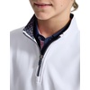 image:imageM MAELREG Boys Quarter Zip Pullover Solid Golf Youth Sweatshirt for KidsWhite