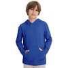 image:imageM MAELREG BoysPullover Hoodie with Kangaroo Pocket Lightweight Youth Long Sleeve Hooded Sweatshirts for Kids Size 616 YearsKlein Blue