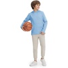 image:imageM MAELREG BoysPullover Hoodie with Kangaroo Pocket Lightweight Youth Long Sleeve Hooded Sweatshirts for Kids Size 616 YearsLight Blue