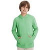 image:imageM MAELREG BoysPullover Hoodie with Kangaroo Pocket Lightweight Youth Long Sleeve Hooded Sweatshirts for Kids Size 616 YearsLight Green