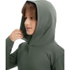 image:imageM MAELREG BoysPullover Hoodie with Kangaroo Pocket Lightweight Youth Long Sleeve Hooded Sweatshirts for Kids Size 616 YearsOlive Green