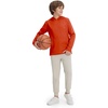 image:imageM MAELREG BoysPullover Hoodie with Kangaroo Pocket Lightweight Youth Long Sleeve Hooded Sweatshirts for Kids Size 616 YearsOrange