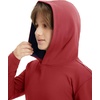 image:imageM MAELREG BoysPullover Hoodie with Kangaroo Pocket Lightweight Youth Long Sleeve Hooded Sweatshirts for Kids Size 616 YearsRed