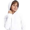image:imageM MAELREG BoysPullover Hoodie with Kangaroo Pocket Lightweight Youth Long Sleeve Hooded Sweatshirts for Kids Size 616 YearsWhite