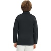 image:imageM MAELREG Full Zip Fleece Lined Jacket for Kids Lightweight Water Resistant Coat Boys Winter Long Sleeve Jackets with PocketsBlack