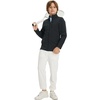 image:imageM MAELREG Full Zip Fleece Lined Jacket for Kids Lightweight Water Resistant Coat Boys Winter Long Sleeve Jackets with PocketsBlack