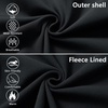 image:imageM MAELREG Full Zip Fleece Lined Jacket for Kids Lightweight Water Resistant Coat Boys Winter Long Sleeve Jackets with PocketsBlack