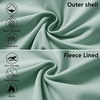 image:imageM MAELREG Full Zip Fleece Lined Jacket for Kids Lightweight Water Resistant Coat Boys Winter Long Sleeve Jackets with PocketsDusty Green