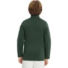 image:imageM MAELREG Full Zip Fleece Lined Jacket for Kids Lightweight Water Resistant Coat Boys Winter Long Sleeve Jackets with PocketsForest Green