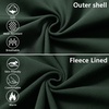 image:imageM MAELREG Full Zip Fleece Lined Jacket for Kids Lightweight Water Resistant Coat Boys Winter Long Sleeve Jackets with PocketsForest Green