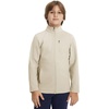 image:imageM MAELREG Full Zip Fleece Lined Jacket for Kids Lightweight Water Resistant Coat Boys Winter Long Sleeve Jackets with PocketsLight Khaki