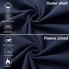 image:imageM MAELREG Full Zip Fleece Lined Jacket for Kids Lightweight Water Resistant Coat Boys Winter Long Sleeve Jackets with PocketsNavy