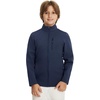image:imageM MAELREG Full Zip Fleece Lined Jacket for Kids Lightweight Water Resistant Coat Boys Winter Long Sleeve Jackets with PocketsNavy