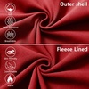 image:imageM MAELREG Full Zip Fleece Lined Jacket for Kids Lightweight Water Resistant Coat Boys Winter Long Sleeve Jackets with PocketsRed