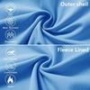image:imageM MAELREG Full Zip Fleece Lined Jacket for Kids Lightweight Water Resistant Coat Boys Winter Long Sleeve Jackets with PocketsSky Blue