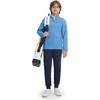 image:imageM MAELREG Full Zip Fleece Lined Jacket for Kids Lightweight Water Resistant Coat Boys Winter Long Sleeve Jackets with PocketsSky Blue