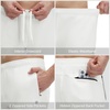 image:imageM MAELREG Golf Joggers for Men with Zipper Pockets Stretch Moisture Wicking Running Lightweight Athletic Mens SweatpantsWhite