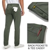 image:imageM MAELREG Golf Mens Stretch Pants with Pockets  303234 Quick Dry Lightweight Casual Comfy Work Mens Dress PantsOlive Green