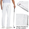 image:imageM MAELREG Golf Mens Stretch Pants with Pockets  303234 Quick Dry Lightweight Casual Comfy Work Mens Dress PantsWhite