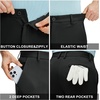 image:imageM MAELREG Golf Pants Men Stretch Dress Casual Business Pants with PocketsBlack