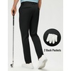 image:imageM MAELREG Golf Pants Men Stretch Dress Casual Business Pants with PocketsBlack