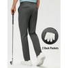 image:imageM MAELREG Golf Pants Men Stretch Dress Casual Business Pants with PocketsDark Grey