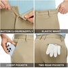 image:imageM MAELREG Golf Pants Men Stretch Dress Casual Business Pants with PocketsKhaki