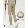 image:imageM MAELREG Golf Pants Men Stretch Dress Casual Business Pants with PocketsKhaki