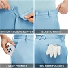 image:imageM MAELREG Golf Pants Men Stretch Dress Casual Business Pants with PocketsLight Blue
