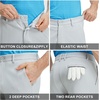 image:imageM MAELREG Golf Pants Men Stretch Dress Casual Business Pants with PocketsLight Grey