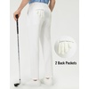 image:imageM MAELREG Golf Pants Men Stretch Dress Casual Business Pants with PocketsWhite