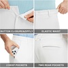 image:imageM MAELREG Golf Pants Men Stretch Dress Casual Business Pants with PocketsWhite