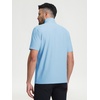 image:imageM MAELREG Golf Shirt for Men Zipper Waffle Texture Moisture Wicking Dry Fit Collared Lightweight Mens Polo Shirt Short SleeveLight Blue