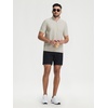 image:imageM MAELREG Golf Shirt for Men Zipper Waffle Texture Moisture Wicking Dry Fit Collared Lightweight Mens Polo Shirt Short SleeveOyster Gray