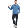 image:imageM MAELREG Hoodies for Men Quarter Zip Hooded Pullover Heavyweight Warm Microfleece Golf Polar Fleece Sweatshirt for Men