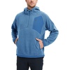 image:imageM MAELREG Hoodies for Men Quarter Zip Hooded Pullover Heavyweight Warm Microfleece Golf Polar Fleece Sweatshirt for Men