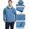 image:imageM MAELREG Hoodies for Men Quarter Zip Hooded Pullover Heavyweight Warm Microfleece Golf Polar Fleece Sweatshirt for Men