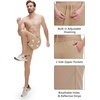 image:imageM MAELREG Mens Athletic Running Shorts Quick Dry 7 Elastic Waist Lightweight Sports Gym Workout Shorts with Zipper PocketsLight Khaki