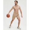 image:imageM MAELREG Mens Athletic Running Shorts Quick Dry 7 Elastic Waist Lightweight Sports Gym Workout Shorts with Zipper PocketsLight Khaki