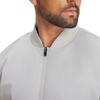 image:imageM MAELREG Mens Bomber Jacket Lightweight Casual Golf Windbreaker Spring Fall Full Zip Up Coat Jackets for Men with 4 PocketsGlacier Grey