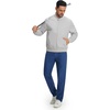 image:imageM MAELREG Mens Bomber Jacket Lightweight Casual Golf Windbreaker Spring Fall Full Zip Up Coat Jackets for Men with 4 PocketsGlacier Grey