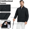 image:imageM MAELREG Mens Fleece Jacket Water Resistant Performance Casual Warm Full Zip Lightweight Winter Jacket with 5 Pockets