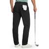 image:imageM MAELREG Mens Fleece Lined Pants 303234 Winter Warm Golf Work Mens Dress Pants Water Resistant for Casual with PocketsBlack