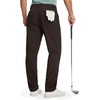 image:imageM MAELREG Mens Fleece Lined Pants 303234 Winter Warm Golf Work Mens Dress Pants Water Resistant for Casual with PocketsCoffee Brown