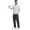 image:imageM MAELREG Mens Fleece Lined Pants 303234 Winter Warm Golf Work Mens Dress Pants Water Resistant for Casual with PocketsGrey