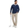 image:imageM MAELREG Mens Fleece Lined Pants 303234 Winter Warm Golf Work Mens Dress Pants Water Resistant for Casual with PocketsLight Khaki